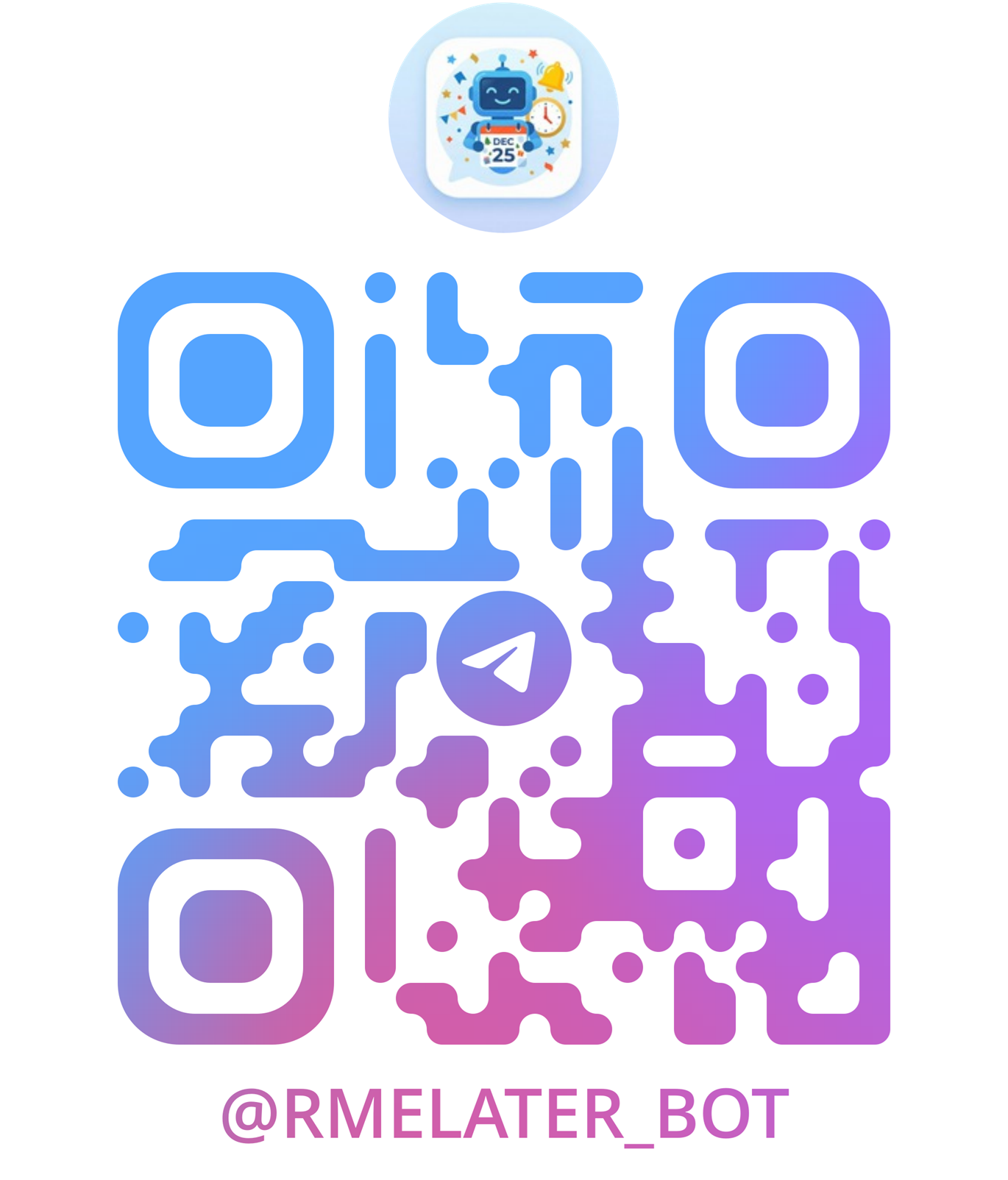 QR code to open @rmelater_bot